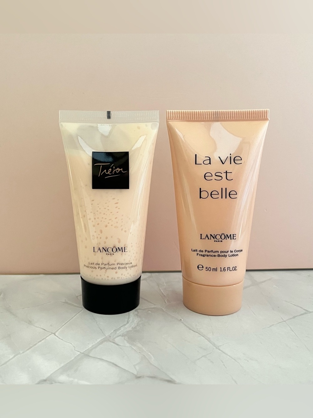 Lancôme La Vie Est Belle 50ml & Trésor Perfumed Body Lotions 50ml